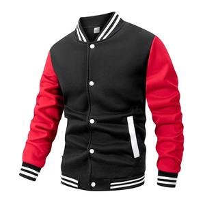 Nouvelle veste de baseball personnalisée de haute qualité pour homme, en toile fine, style universitaire, avec impression et broderie personnalisées, séchage rapide - Product Image 3
