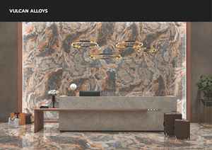 กระเบื้องพอร์ซเลนลายหินอ่อนขัดเงาขนาด 80x160 ซม. รุ่นไวท์ออนิกซ์เอฟเฟค แอนด์ คราฟท์ คอลเลคชั่น วิทริฟายด์ สำหรับปูพื้นและผนัง - Product Image 6