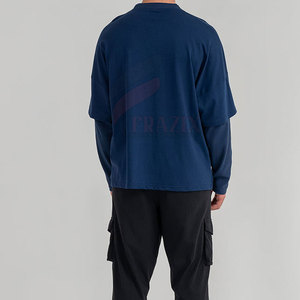 เสื้อเชิ้ตสองชั้น ตะเข็บทนทาน ผ้าระบายอากาศได้ดี สไตล์เลเยอร์ ใส่สบาย กระชับพอดีตัว ใส่ได้ทุกวัน เสื้อผ้าลำลองทันสมัย - Product Image 5