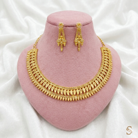 Set Perhiasan Emas 24K Dubai Vintage Klasik Mutiara Bunga Kristal Berlian Imitasi Bros Anting Kalung Hadiah Ulang Tahun Fashion Alloy