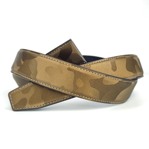 Cinturón de Cuero de Primera Calidad con Diseño Personalizado, Logotipo y Color Camuflaje, Correa de Cuero Saffiano de Alta Calidad - Product Image 3