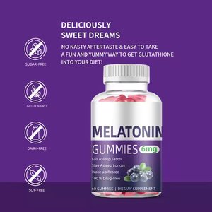 Gomitas de Melatonina Premium para Dormir Bien, Sabor a Frutas, Suplemento Dietético, Gomitas de Melatonina para Dormir Bien, Fabricación OEM ODM, Marca Privada - Product Image 5