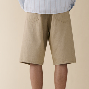 Shorts en jean extensibles pour hommes, coupe moderne, tenue d'été élégante, design stylé pour les acheteurs en gros, vêtements décontractés - Product Image 6
