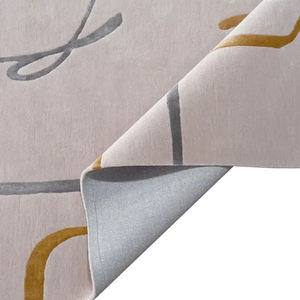 Alfombra de Lana Hecha a Mano, Diseño Abstracto Moderno en Tonos Tierra, Alfombra de Diseño Artesanal para Sala de Estar y Dormitorio - Product Image 4