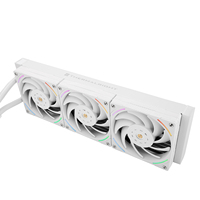 Refroidisseur d'eau AIO Mjolnir Vision 360 WHITE ARGB avec écran LCD IPS magnétique de 3,5 pouces, pompe 2150 tr/min, compatible Intel LGA 1851 AM5, système PC