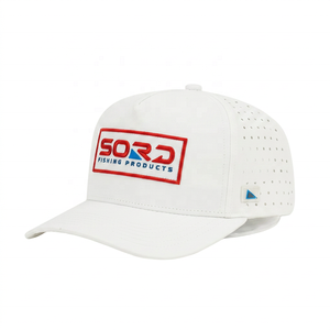 Casquette de baseball blanche SORD Fishing Products, 6 panneaux, maille réglable, respirante, unisexe, adulte, décontractée - Product Image 1