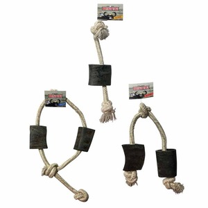 Juguetes Duraderos para Perros Tuffie Cut Horn Rope, Premium, de Larga Duración, de Carne de Res, Medianos, Naturales, Saludables, para el Cuidado Dental, India ZF Global Export - Product Image 3