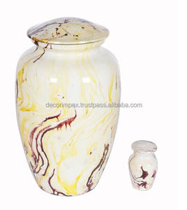 Urna de cremación favorita del cliente metal para el desarrollo de la marca urna de cremación de aluminio de etiqueta privada metal para el crecimiento empresarial - Product Image 1