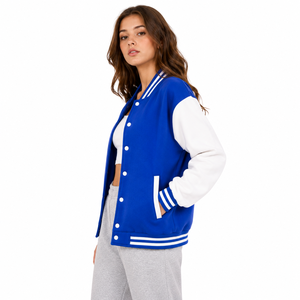 stylish women <b>varsity</b> <b>jacket</b> with a relaxed fit modern design and comfortable fabric for everyday fashion and streetwear looks - Product Image 2