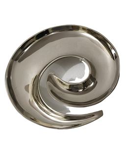 ถาดโลหะหล่อกลมชามอลูมิเนียม-สำหรับเป็นของขวัญผลิตภัณฑ์หัตถกรรมโลหะทนทาน - Product Image 1