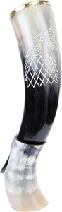 Top Selling New Carved Design of Viking Drinking Horn with Logo Authentic Food Safe No Leaks Norse Viking Drinking Horn <b>Beer</b> - Product Image 2