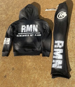 Conjunto de Dos Piezas para Mujer, Primavera 2026, Chaqueta con Logotipo Personalizado en Pedrería, Camiseta, Leggings y Pantalones Acampanados, Chaqueta con Cierre - Product Image 2