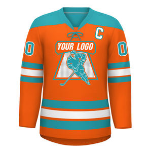 Jersey de Hockey sobre Hielo Personalizado Transpirable de Alta Calidad, Diseño de Moda al por Mayor, Personaliza tu Propio Logotipo, Jerseys Deportivos Transpirables - Product Image 5