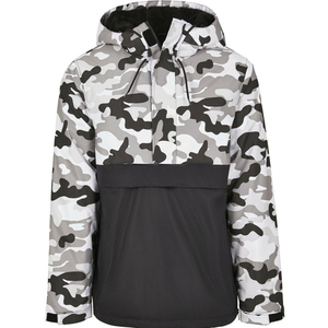 Veste matelassée à capuche camouflage pour homme, coupe-vent, sportive, fermeture éclair, coupe régulière, rembourrage en polyester - Product Image 4