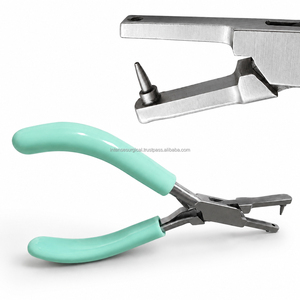 Pince à poinçonner en acier inoxydable, directement de l'usine, pour la fabrication de bijoux, outil de perforation métallique de précision avec fonction de tréfilage pour fils argent et or - Product Image 5