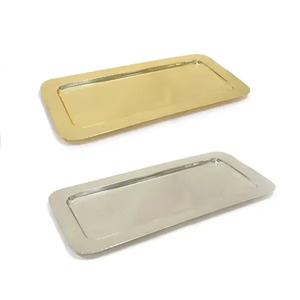 Bandeja Ovalada de Acero Inoxidable Dorado Nórdico para Joyería, Bandeja de Servicio, Plato para Aperitivos, Plato Metálico para Almacenamiento en el Hogar, Logotipo Personalizado - Product Image 3