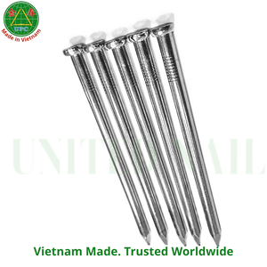 Clou à maçonnerie brillant de 3,7 pouces avec tige lisse pour la construction, fabriqué au Vietnam |   clou à usage général - Product Image 1