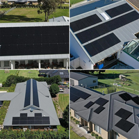 Panel Energi Surya Komersial 600W JA Solar Modul Bifasial Kaca Ganda JAM66D42 untuk Atap Industri dan Pembangkit Listrik Tenaga Surya