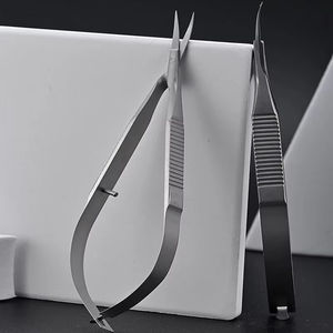 Tijeras Profesionales de Acero Inoxidable para Manicura, Eliminación de Cutículas y Piel Muerta, con Hoja Recta y Resorte - Product Image 1