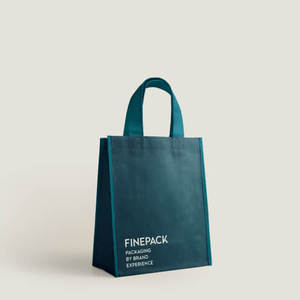 Eco Friendly PP Non Woven Shopping Tote Packaging <b>Bag</b> <b>Medium</b> <b>Size</b> Letter Print Top Handle Daily Use Eco Tote <b>Bag</b> Factory Direct - Product Image 1