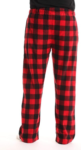 <b>Men</b> Winter Casual Straight Knitted Flannel Sleep Pants Polyester/Nylon Breathable Anti-Wrinkle Eco-Friendly Windproof Trousers - Product Image 3