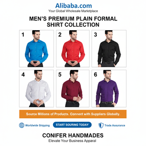 Chemise décontractée et habillée en popeline 100 % coton personnalisée pour homme, coupe ajustée, manches longues, pour le bureau, infroissable, respirante, de luxe - Product Image 6