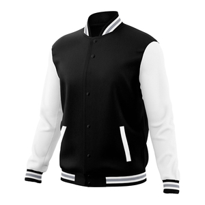 Chaqueta Varsity de Lona Moderna para Hombre, Estilo Urbano, Secado Rápido, Reversible, Resistente al Viento, Transpirable, para Invierno, Personalizable - Product Image 6