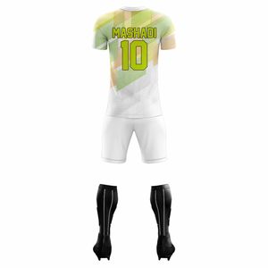 Adult Soccer Club Teams Uniform Sets Breathable 100% Polyester Sublimated Printed Short Sleeve Custom Logo Anti-Bacterial UV - Product Image 3