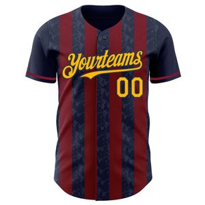 Custom Sublimation 100% Polyester Short Sleeve Baseball Jersey Full Button Quick Dry Team Uniform for All Seasons - Product Image 2