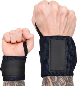Custom Wrist Wraps Lifting Straps Adjustable Strap Wrist Support Anti-Twist Unisex Polyester Fiber Fitness Bodybuilding Strength - Product Image 3