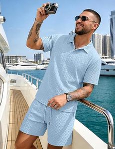 Conjunto de Ropa de Salón Premium para Hombre, Camiseta y Pantalones Cortos de Algodón, Logotipo Personalizado, Fábrica OEM - Product Image 3