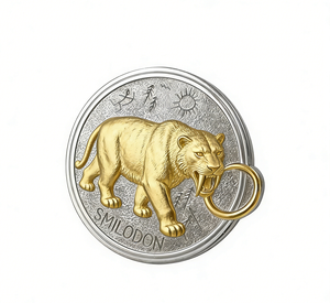 Artisanat Supérieur, Conception Exclusive, Pièces de Monnaie Estampées en Métal Doublement Plaqué, Motif Éléphant Personnalisé, Éblouissantes et Innovantes - Product Image 4