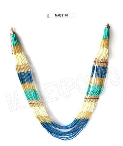 Collar de Corazón con Cuentas de Cristal Rosa Aura Roselle, Hecho a Mano en India, Elegante, para Mujer, Joyería para Bodas y Fiestas, Colección Premium al por Mayor - Product Image 5