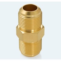Raccord en laiton à sertissage SAE 3/4 pouce, filetage UNF 1-1/16-14, connecteur droit forgé haute pression 1050 PSI pour CVC et réfrigération