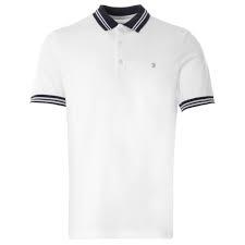Men's Light Blue Striped <b>Polo</b> <b>Shirt</b> Short Sleeve Cotton Knitted Casual Breathable Pocket Design Regular Fit - Product Image 3