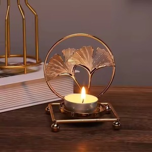 Portavelas Decorativo de Metal para Velas de Té, Portavelas Votivas Premium para Mesa de Comedor, Dormitorio, Sala de Estar, Eventos, Festivales, Decoración - Product Image 6