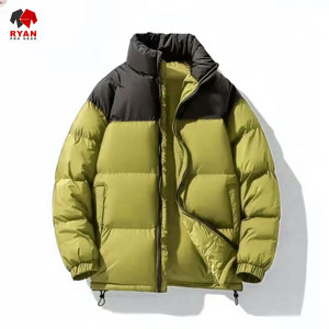 เสื้อแจ็คเก็ตพัฟเฟอร์ดีไซน์เฉพาะบุรุษ คอตั้ง ปิดด้วยซิป ผ้าระบายอากาศ พร้อมโลโก้แบบกำหนดเอง - Product Image 4