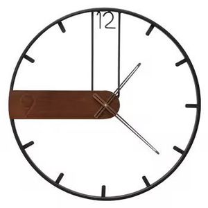 Reloj de Pared Grande de Lujo, Diseño Industrial de Metal con Engranajes Móviles, Números Romanos, Reloj Silencioso para Decoración de Oficina o Loft - Product Image 5