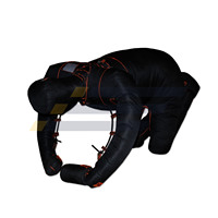 Mannequin de grappling MMA Jiu Jitsu, mannequin de Jiu Jitsu brésilien, mannequin de lutte BJJ, sac de frappe noir non rempli en cuir