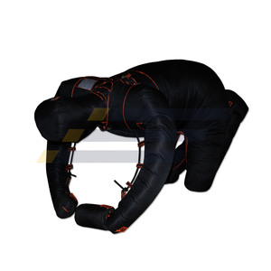 MMA Jiu Jitsu Grappling <b>Dummy</b> Brazilian Jiu Jitsu <b>Dummy</b> Wrestling Grappling BJJ <b>Dummy</b> Unfilled Black Punching Bag Made Leather - Product Image 5