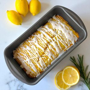 Nonstick 9x5x2.7 Inch <b>Large</b> Bread Loaf <b>Pan</b> Gray Bakeware Set for Meatloaf 2 Pack - Product Image 5