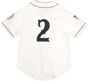 เสื้อแข่ง NLBM ลีกเนโกร์รีส์ รุ่น M2 Heritage สีดำ ยี่ห้อ Yankees - Product Image 2