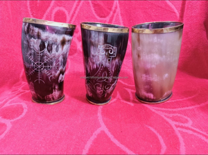Vaso de Cuerno de Búfalo Estilo Vikingo al por Mayor, Hecho a Mano, Rústico, para Fiestas Medievales, Decoración del Hogar y Eventos Temáticos - Product Image 2