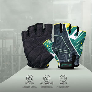 Unisex Heavy Duty Powerlifting Gym <b>Gloves</b> Half Finger Lace-Up Anti-Slip Custom Design <b>Weight</b> Lifting Fitness Sport <b>Gloves</b> - Product Image 2