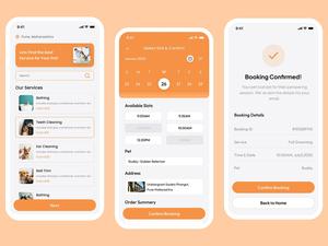แอปมือถือสำหรับบริการกรูมมิ่งสัตว์เลี้ยงขั้นสูงสำหรับ Android, iOS และเว็บ พร้อมฟังก์ชันจองนัดหมายและติดตามสด - Product Image 4