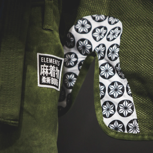 Kimono de BJJ vert pour homme, 100% coton, coupe classique, durable, léger, respirant, vêtements d'arts martiaux, taille adulte - Product Image 5