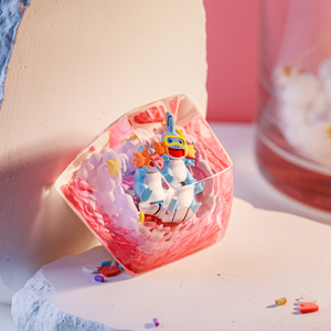 Teclas Artesanales Bosque Místico, Teclas Artesanales Personalizadas, Teclas Anime Lindas, Teclas Verdes, Juego de Teclas, Teclas de Madera - Product Image 4