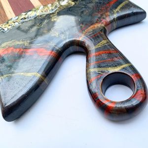 Juego de Posavasos de Resina de Madera de Tendencia 2026, Posavasos Personalizados con Impresión, Posavasos de Resina Epoxi, Regalos de Decoración de Hogar de Lujo - Product Image 5