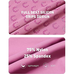 Pantalons d'équitation haute élasticité pour jeunes filles, jodhpurs équestres avec grip en silicone, vêtements d'équitation pour enfants - Product Image 4