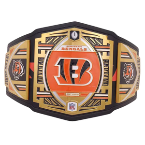 Ceinture de championnat NFL des Cincinnati Bengals, personnalisable, de haute qualité, or et noir, ceinture sportive personnalisée, ceinture de champion, objet de collection - Product Image 5